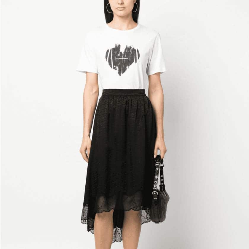 Юбка в пайетки