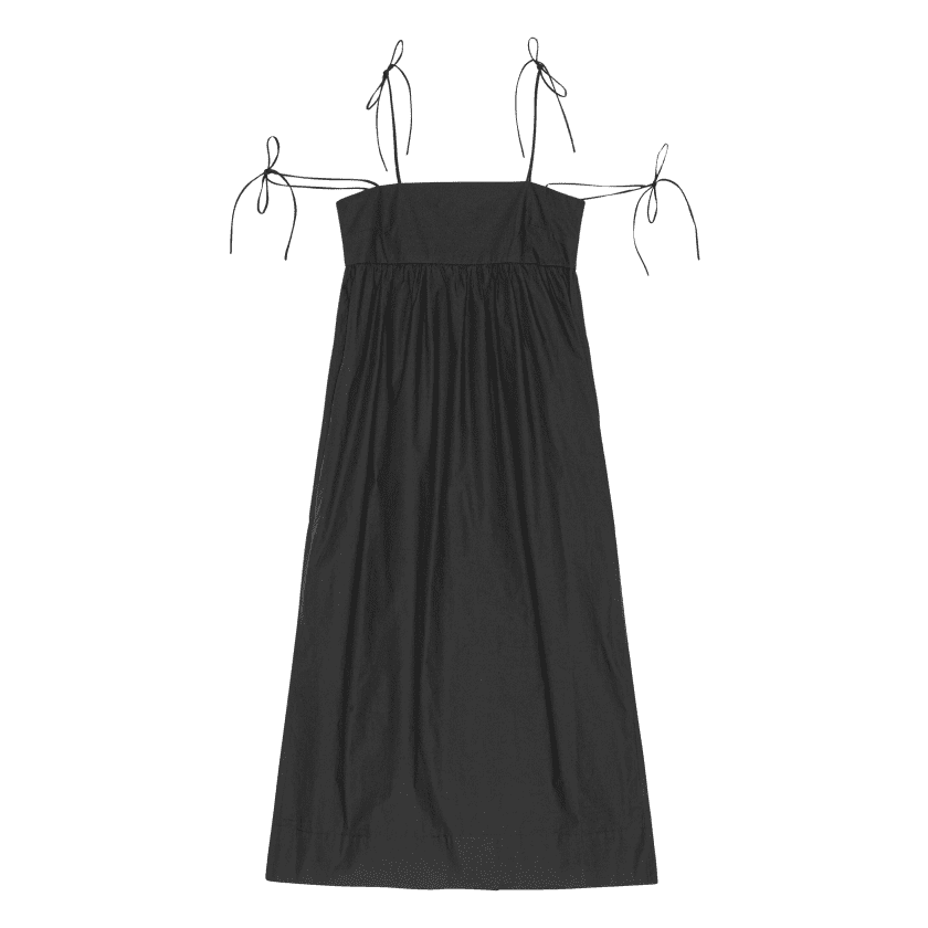 Платье жатое на бретелях