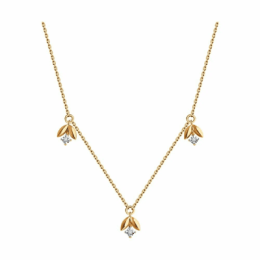 Колье с бриллиантами из золота