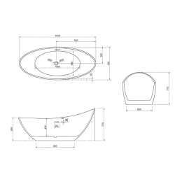 Ванна Lavinia Boho Art 170x75