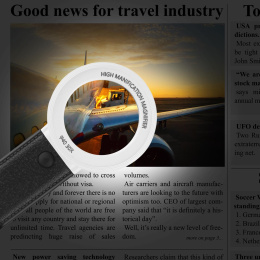 Лупа ручная 30x 40mm TH-5018 с подсветкой