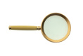 Лупа ручная стеклянная с деревянной ручкой 10X 75mm ZB88075